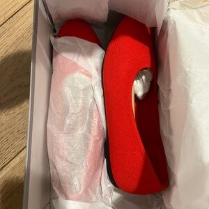 Everlane The Day Glove in ReKnit size 7 red ballet flats